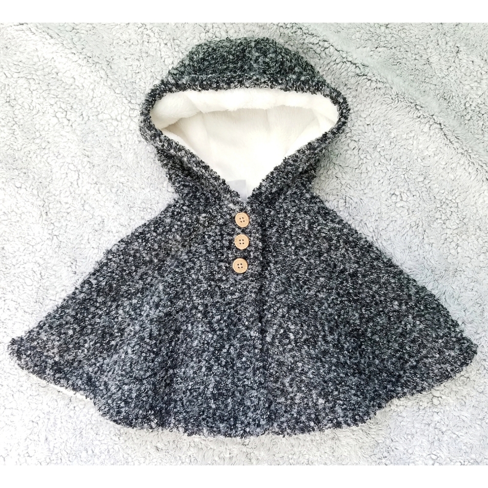 CARTER'S hooded Cape pancho NWOT